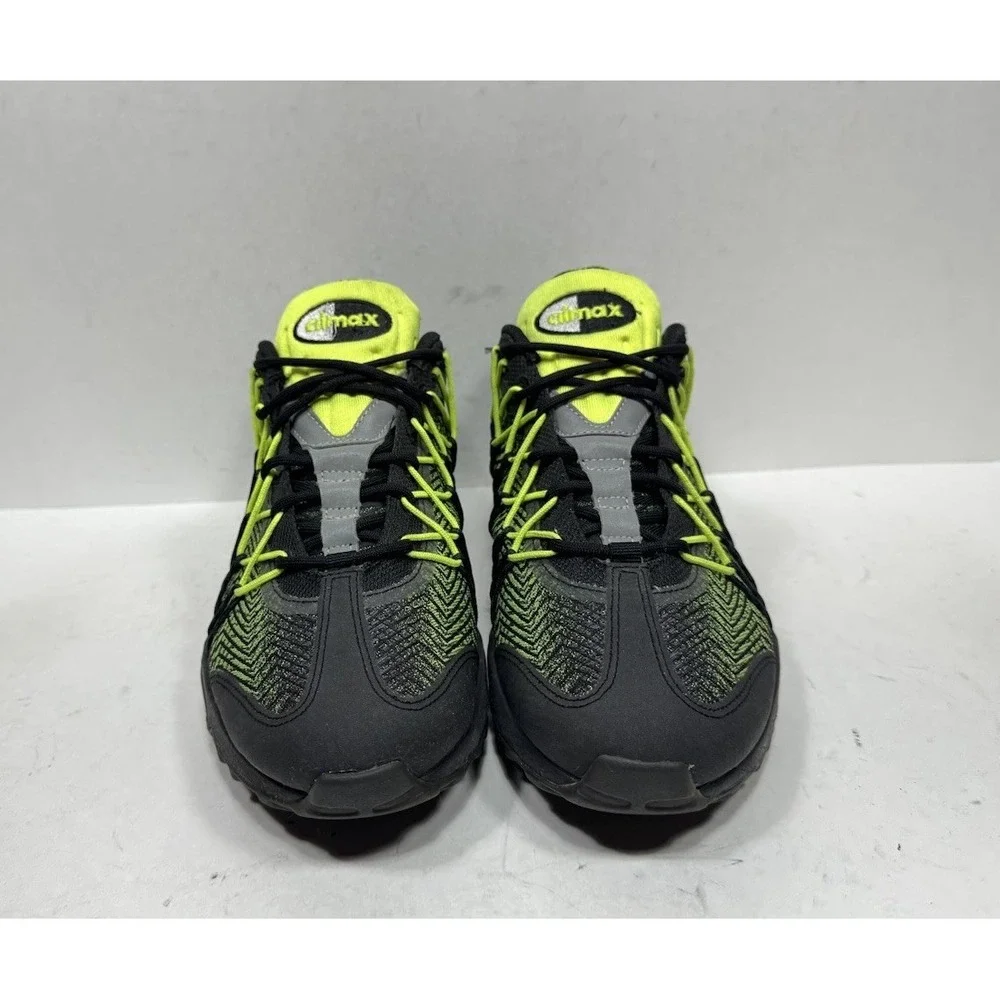 Nike Air Max 95‎ Ultra Jacquard Black Volt Neon Men's Size 9 749771-007 Shoes